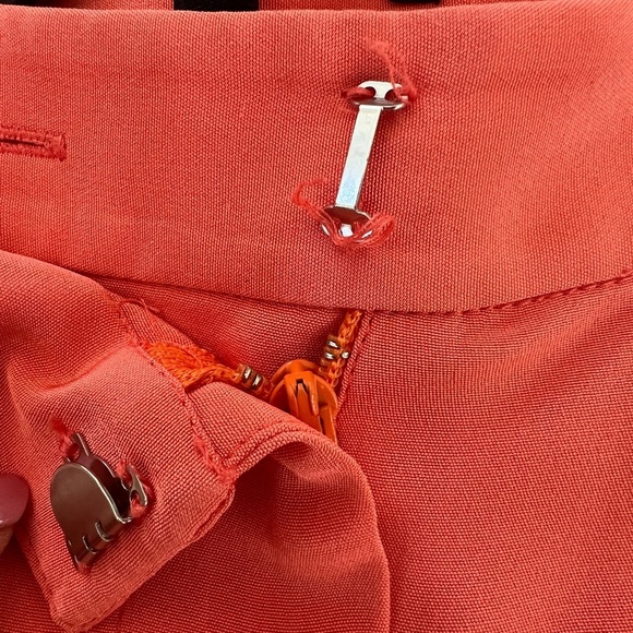 Tibi Silk Pants Orange Designer - Picture 4 of 10